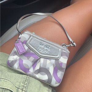 mini coach wristlet